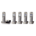 Panasonic  5 Handset Expandable Cordless Phone w/Talking Caller ID